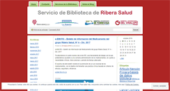 Desktop Screenshot of bibliotecavirtualribera.wordpress.com