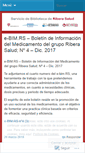 Mobile Screenshot of bibliotecavirtualribera.wordpress.com