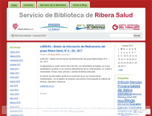 Tablet Screenshot of bibliotecavirtualribera.wordpress.com