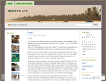 Tablet Screenshot of maaiky.wordpress.com