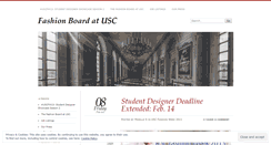 Desktop Screenshot of fashionboardusc.wordpress.com