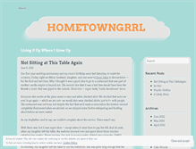 Tablet Screenshot of hometowngrrl.wordpress.com