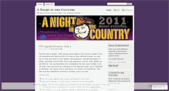 Desktop Screenshot of nightinthecountry.wordpress.com