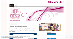 Desktop Screenshot of oleana.wordpress.com