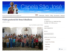 Tablet Screenshot of capelasaojose.wordpress.com