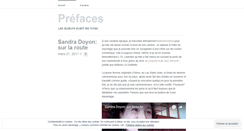 Desktop Screenshot of prefaces.wordpress.com