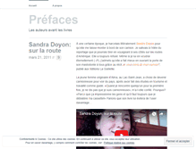 Tablet Screenshot of prefaces.wordpress.com