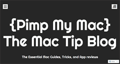 Desktop Screenshot of pimpmymac.wordpress.com