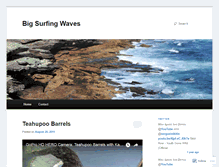 Tablet Screenshot of bigsurfingwaves.wordpress.com