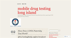 Desktop Screenshot of mobiledrugtestinglongisland.wordpress.com