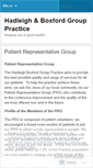 Mobile Screenshot of hadleighhealth.wordpress.com