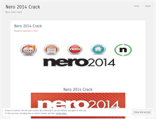 Tablet Screenshot of nero2014crack.wordpress.com