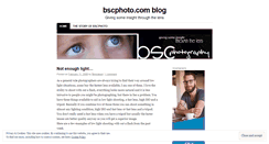 Desktop Screenshot of bscphoto.wordpress.com