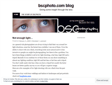 Tablet Screenshot of bscphoto.wordpress.com