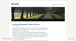 Desktop Screenshot of fibromale.wordpress.com