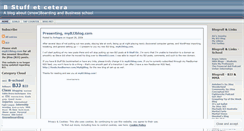Desktop Screenshot of bstuffetc.wordpress.com