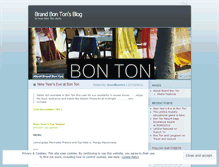Tablet Screenshot of brandbonton.wordpress.com