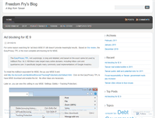 Tablet Screenshot of freedomfry.wordpress.com