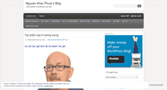 Desktop Screenshot of ngkhacphuoc.wordpress.com
