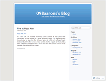 Tablet Screenshot of 098aarons.wordpress.com