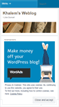 Mobile Screenshot of khalem.wordpress.com
