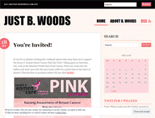 Tablet Screenshot of justbwoods.wordpress.com