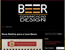 Tablet Screenshot of bierdesign.wordpress.com