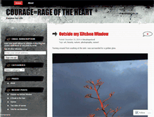 Tablet Screenshot of coeurrage.wordpress.com