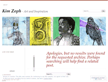Tablet Screenshot of kimzoph.wordpress.com