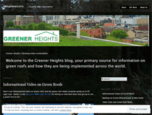 Tablet Screenshot of greenerheights.wordpress.com