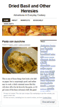 Mobile Screenshot of driedbasil.wordpress.com