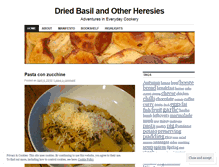 Tablet Screenshot of driedbasil.wordpress.com