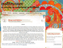 Tablet Screenshot of msfitrunner.wordpress.com