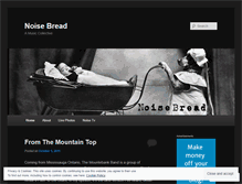 Tablet Screenshot of noisebread.wordpress.com