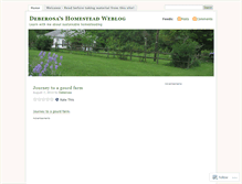 Tablet Screenshot of deberosahomestead.wordpress.com