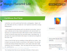 Tablet Screenshot of mangomissives.wordpress.com