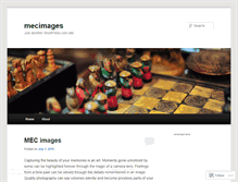 Tablet Screenshot of mecimages.wordpress.com