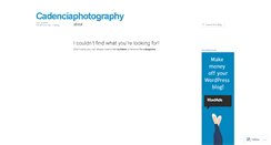 Desktop Screenshot of cadenciaphotography.wordpress.com