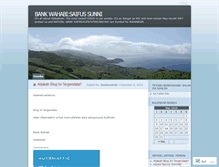Tablet Screenshot of bankwahabi.wordpress.com