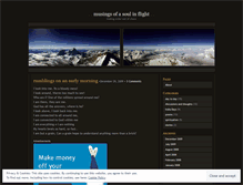 Tablet Screenshot of flyingsoul.wordpress.com
