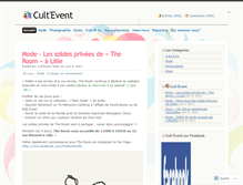 Tablet Screenshot of cultevent.wordpress.com