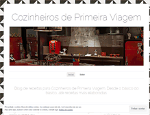 Tablet Screenshot of cozinheirosdeprimeiraviagem.wordpress.com