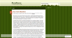 Desktop Screenshot of florafitness.wordpress.com