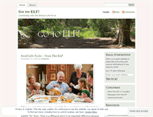 Tablet Screenshot of gotoelf.wordpress.com