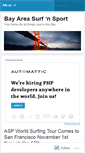 Mobile Screenshot of basurfnsport.wordpress.com
