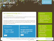 Tablet Screenshot of kristintalltales.wordpress.com