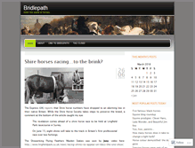 Tablet Screenshot of bridlepath.wordpress.com