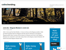 Tablet Screenshot of colinchenblog.wordpress.com