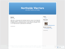 Tablet Screenshot of northsidewarriors.wordpress.com