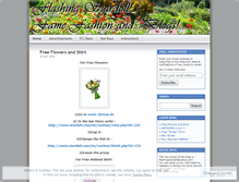 Tablet Screenshot of flashingstardoll.wordpress.com